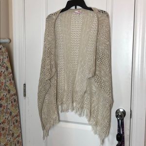 3 cardigans Black Silver and Tan